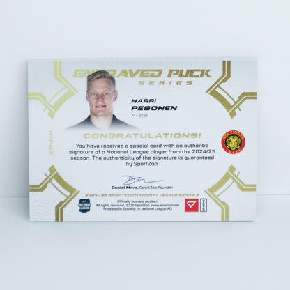 EP-HP - SCL - HARRI PESONEN - ENGRAVED PUCK SERIES AUTO - 05/20