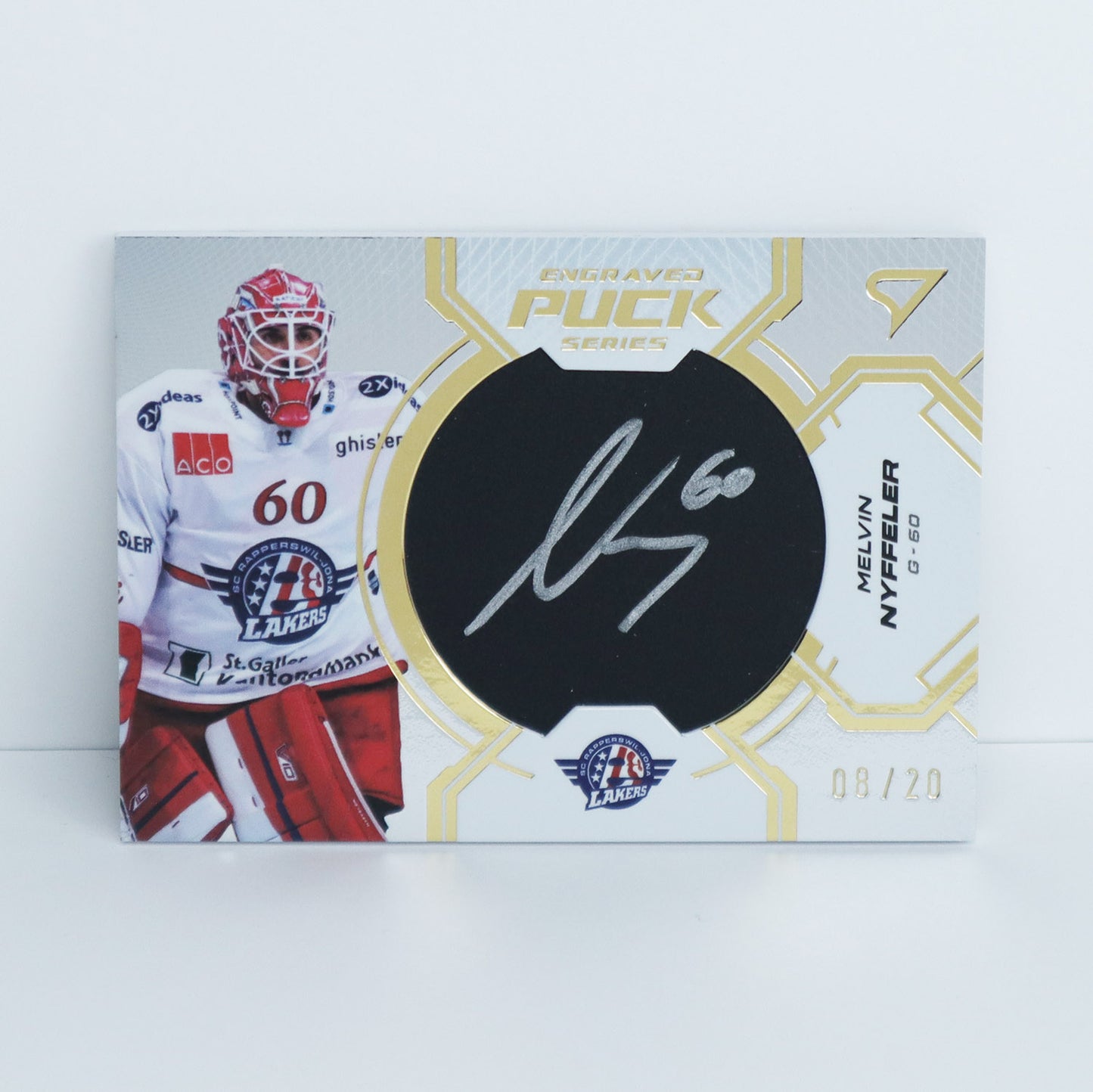 EP-MN - SCRJ - MELVIN NYFFELER - ENGRAVED PUCK SERIES AUTO - 08/20