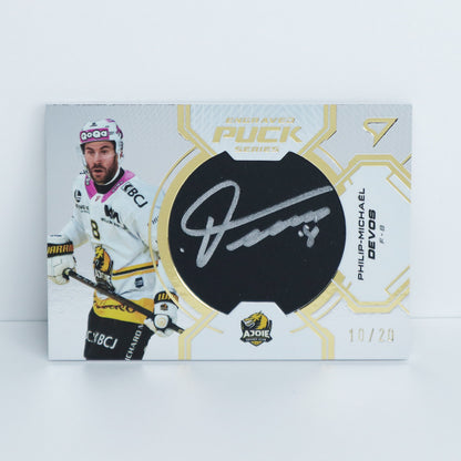 EP-PD - HCA - PHILIP-MICHAEL DEVOS - ENGRAVED PUCK SERIES AUTO - 10/20