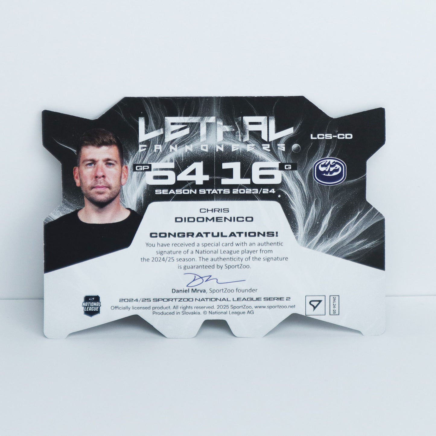 LCS-CD - HCAP - CHRIS DIDOMENICO - LETHAL CANNONEERS AUTO - 13/45