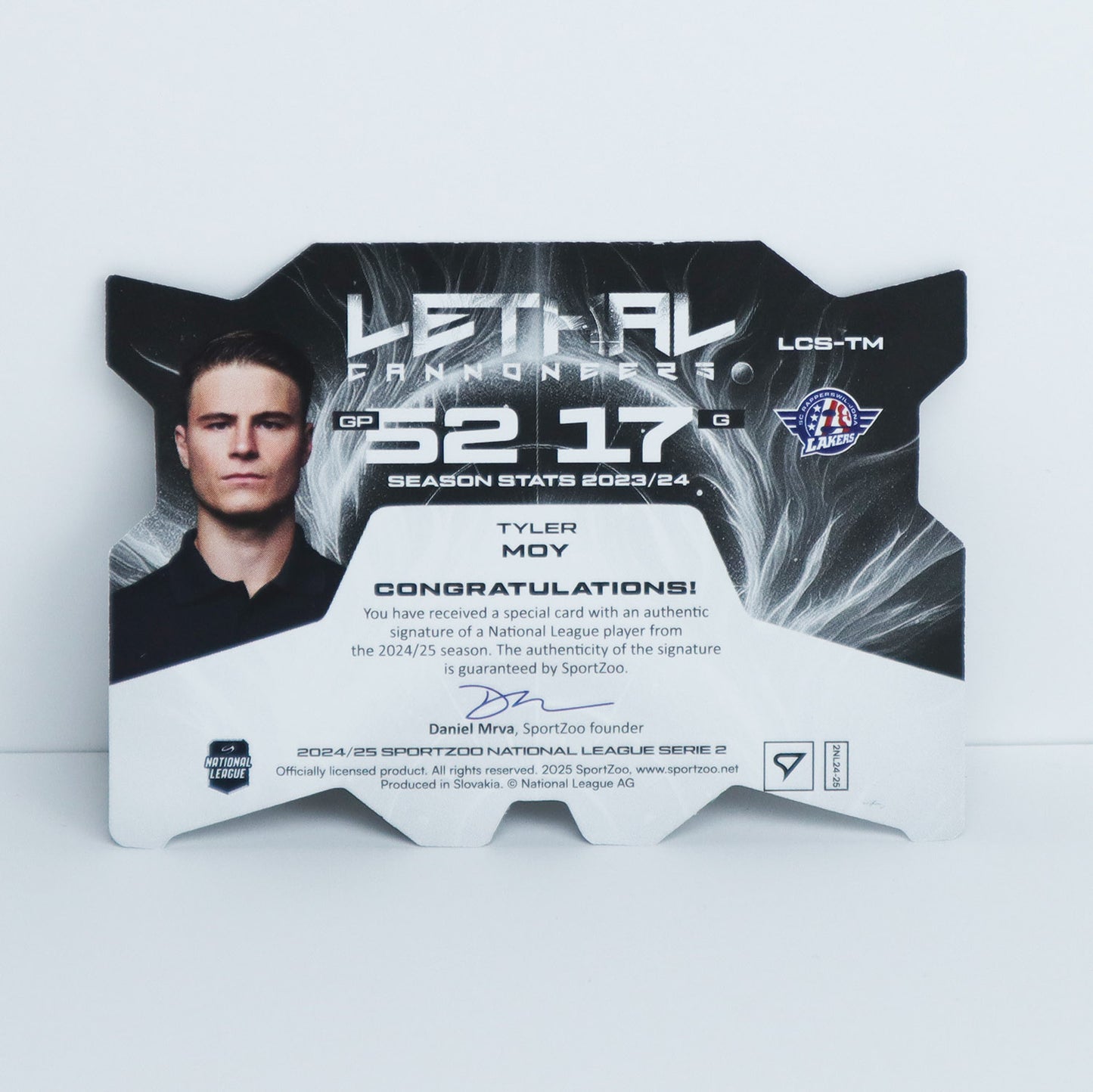 LCS-TM - SCRJ - TYLER MOY - LETHAL CANNONEERS AUTO - 06/45