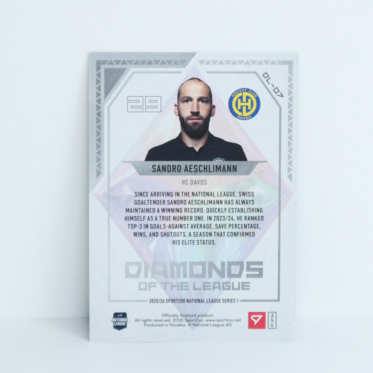 DL-07 - HCD - SANDRO AESCHLIMANN - DIAMONDS OF THE LEAGUE BASE