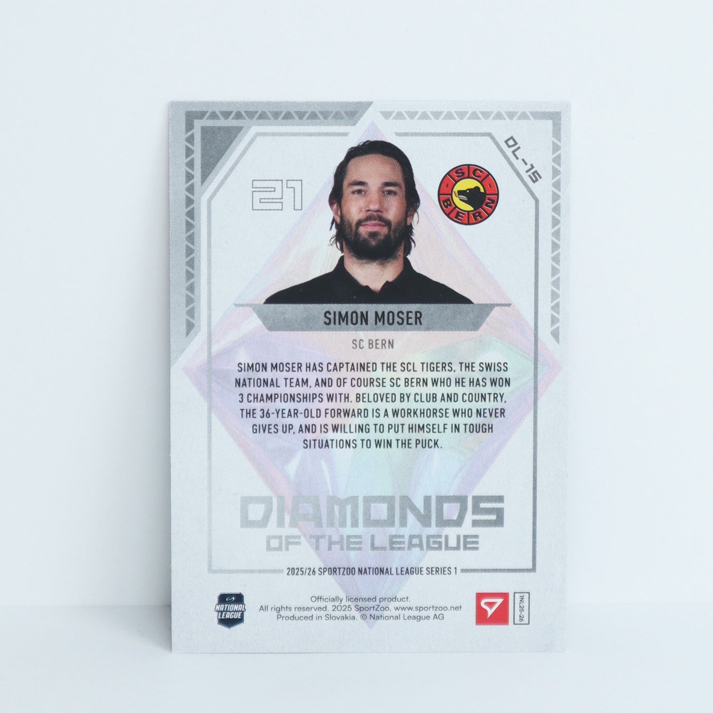 DL-15 - SCB - SIMON MOSER - DIAMONDS OF THE LEAGUE BASE