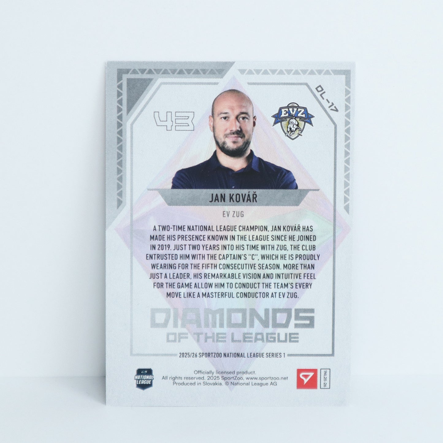 DL-17 - EVZ - JAN KOVAR - DIAMONDS OF THE LEAGUE BASE