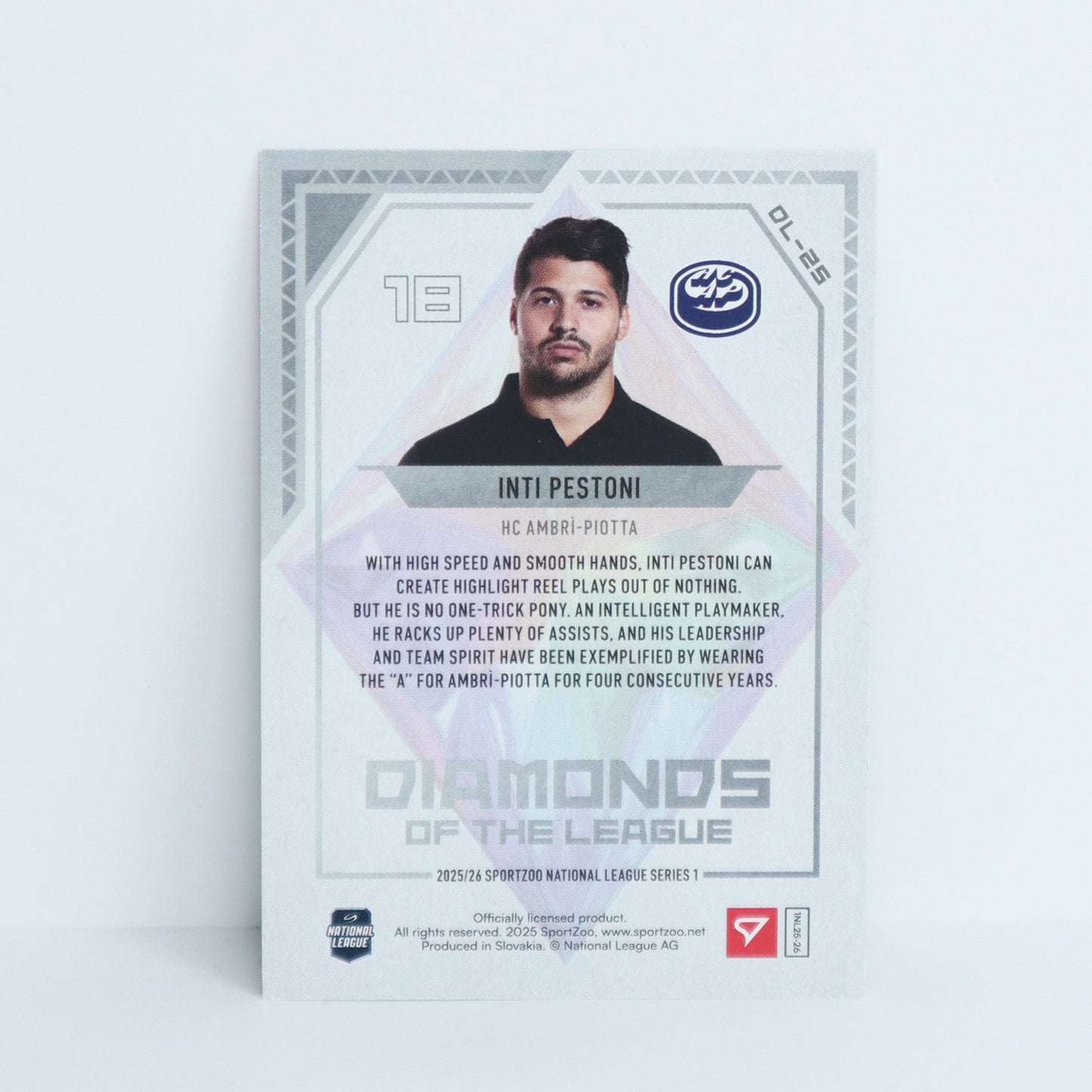DL-25 - HCAP - INTI PESTONI - DIAMONDS OF THE LEAGUE BASE