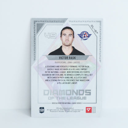 DL-27 - SCRJ - VICTOR RASK - DIAMONDS OF THE LEAGUE BASE