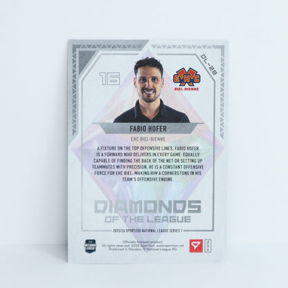 DL-28 - EHCB - FABIO HOFER - DIAMONDS OF THE LEAGUE BASE