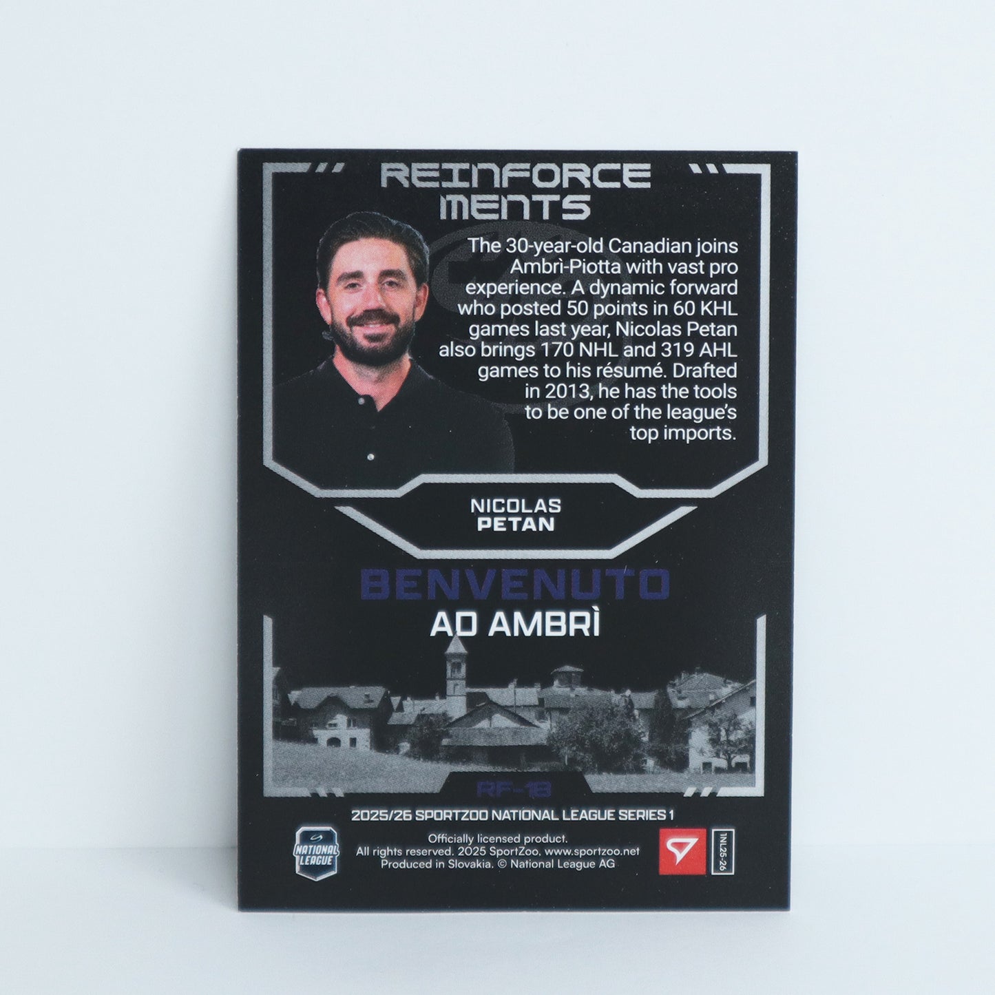 RF-18 - HCAP - NICOLAS PETAN - REINFORCEMENTS BASE