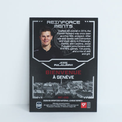 RF-28 - GSHC - JESSE PULJUJARVI - REINFORCEMENTS BASE