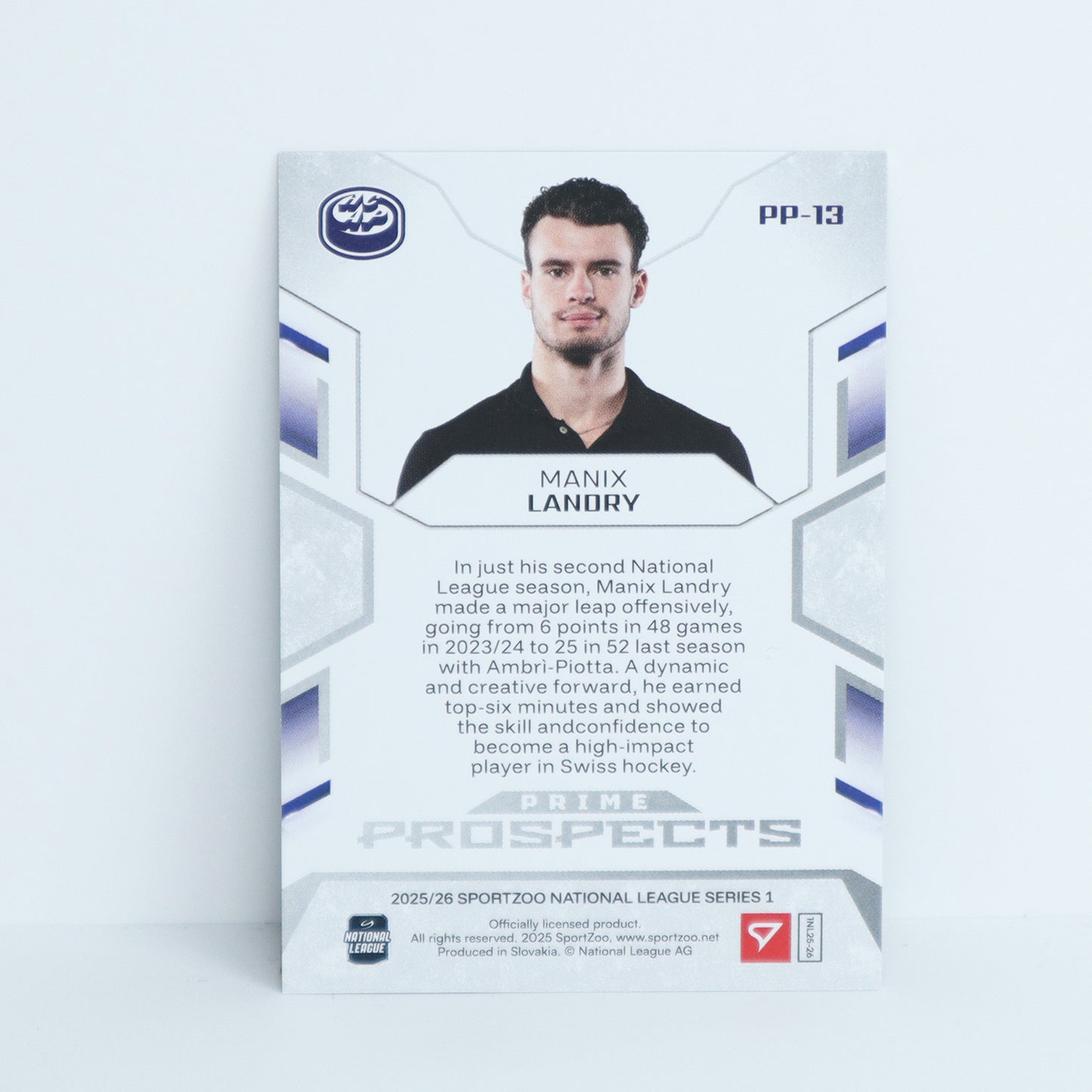 PP-13 - HCAP - MANIX LANDRY - PRIME PROSPECTS BLUE - 17/65