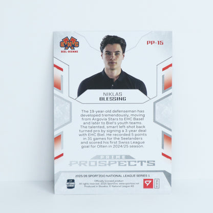 PP-15 - EHCB - NIKLAS BLESSING - PRIME PROSPECTS BLUE - 09/65