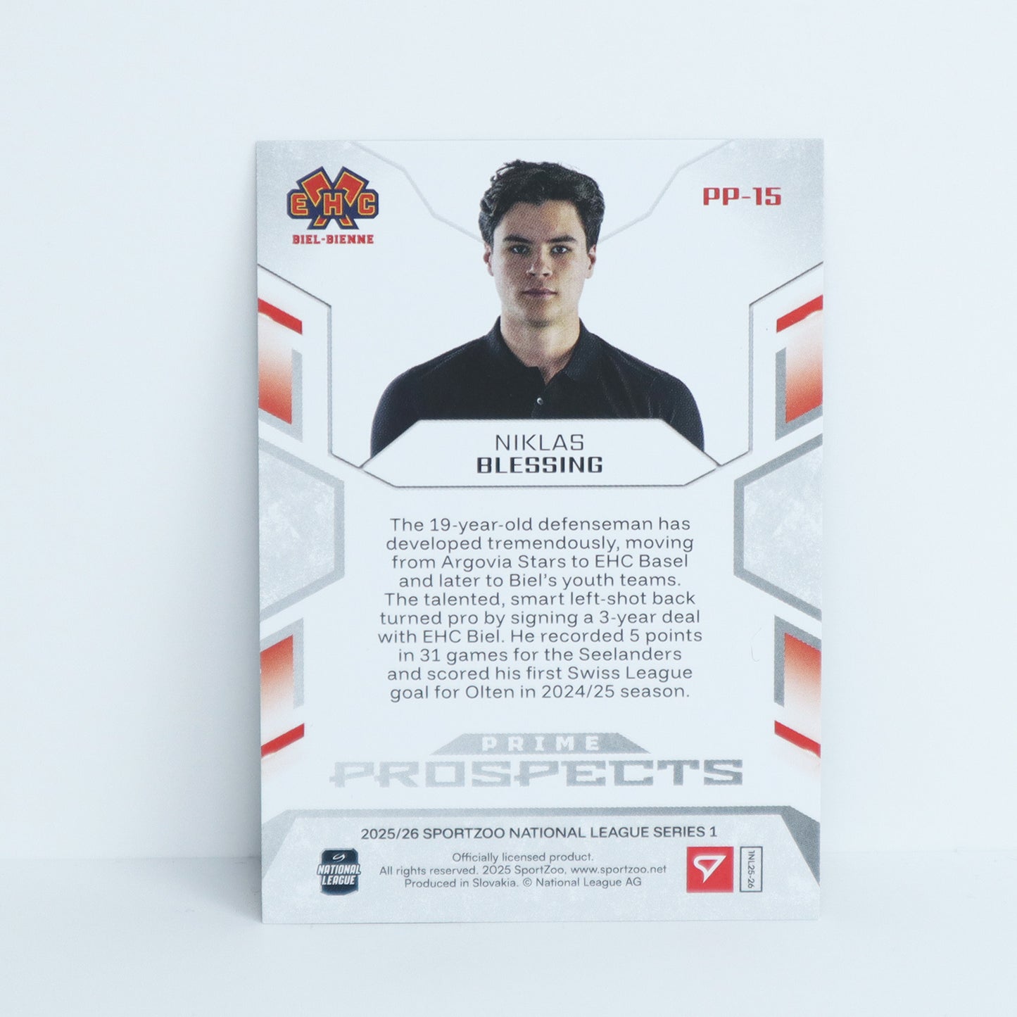 PP-15 - EHCB - NIKLAS BLESSING - PRIME PROSPECTS BLUE - 38/65