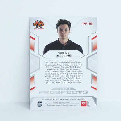 PP-15 - EHCB - NIKLAS BLESSING - PRIME PROSPECTS BLUE - 54/65
