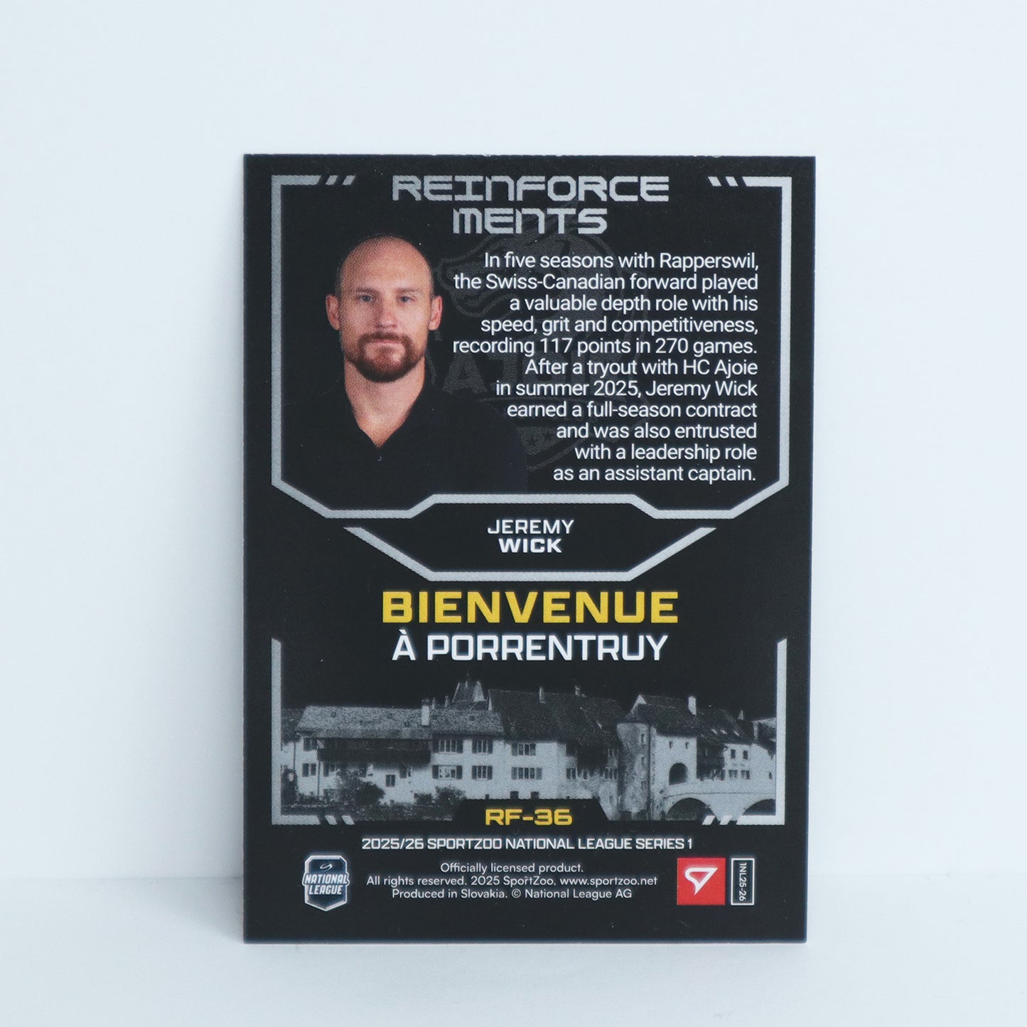RF-36 - HCA - JEREMY WICK - REINFORCEMENTS COPPER - 59/80