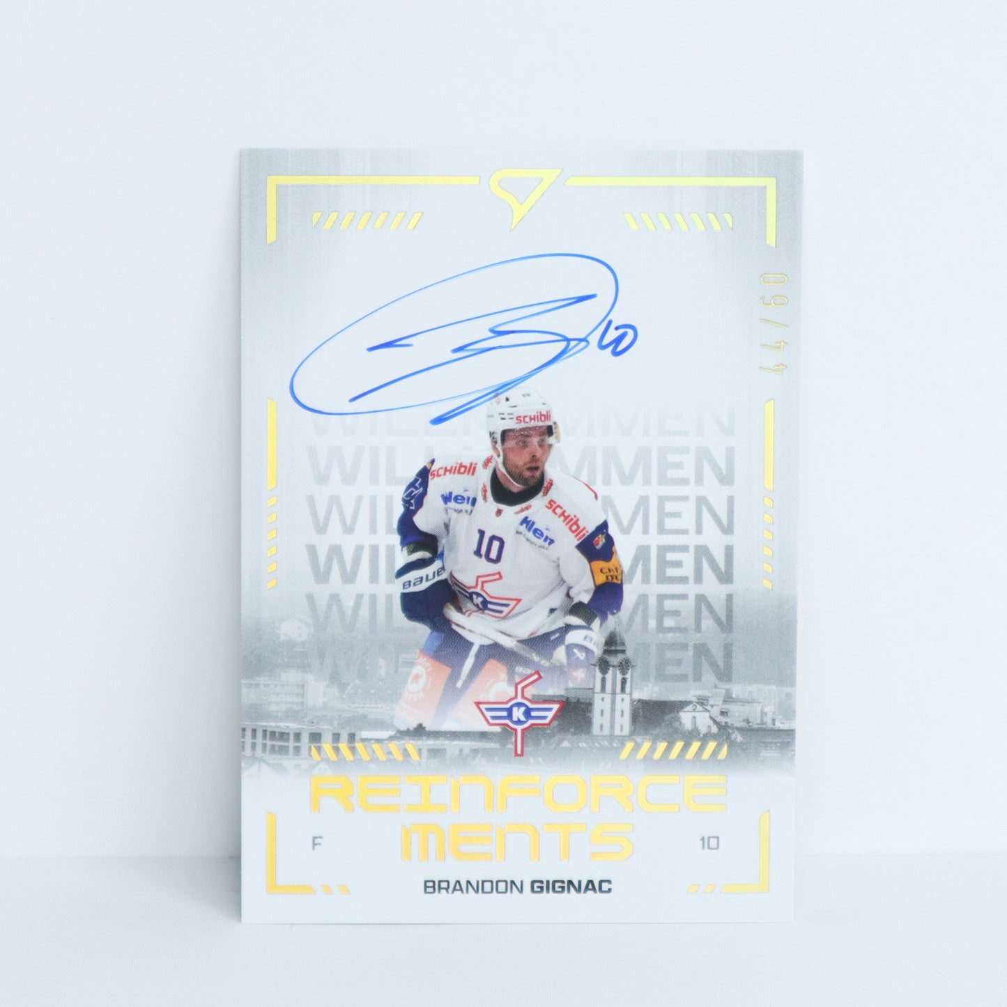 RFS-BG - EHCK - BRANDON GIGNAC - REINFORCEMENTS GOLD AUTO - 44/60