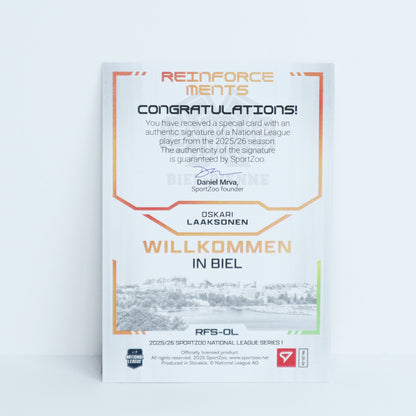 RFS-OL - EHCB - OSKARI LAAKSONEN - REINFORCEMENTS GOLD AUTO - 11/60