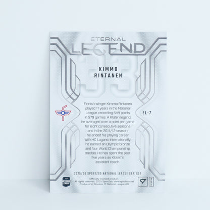 EL-07 - EHCK - KIMMO RINTANEN - ETERNAL LEGENDS BLUE - 33/65