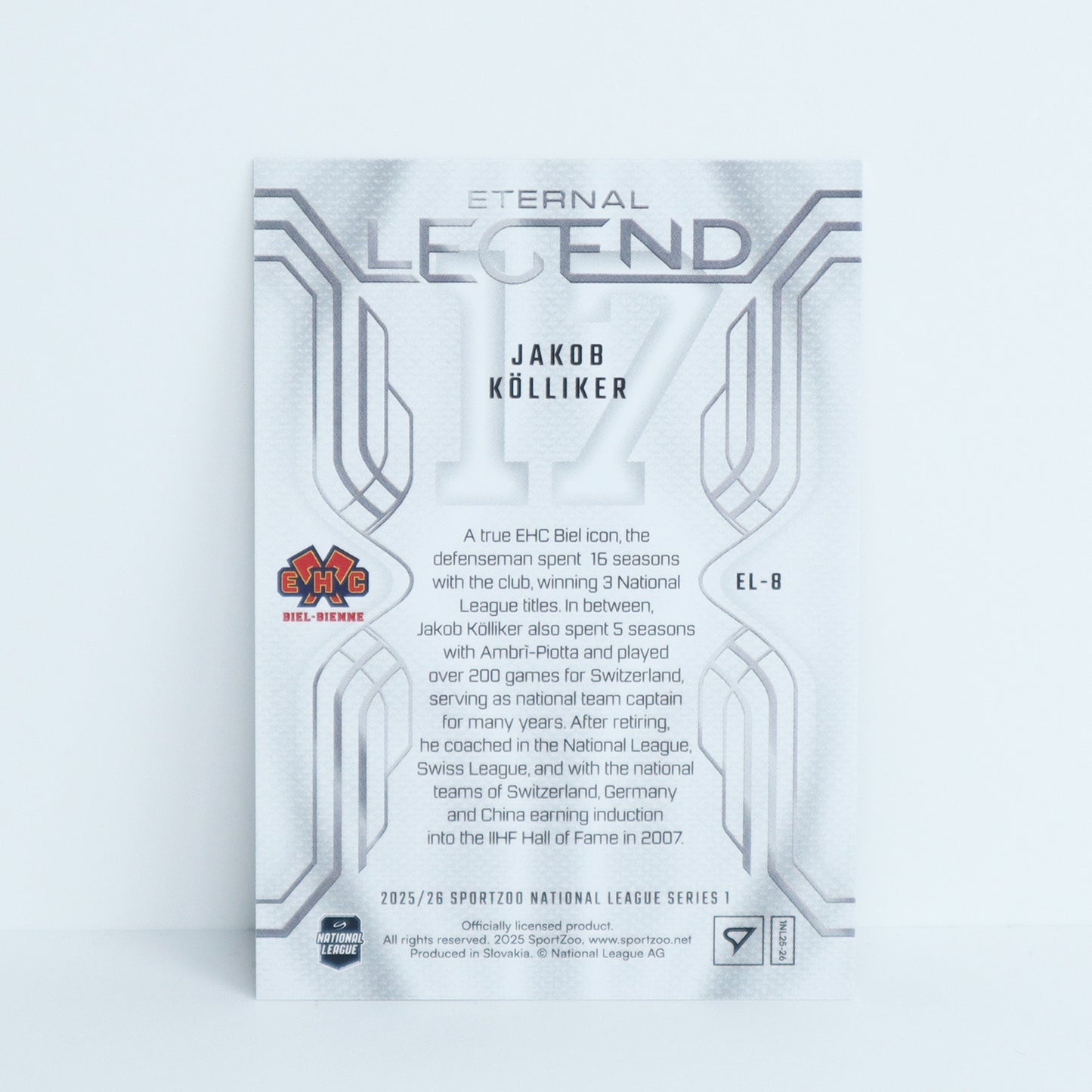 EL-08 - EHCB - JAKOB KULLIKER - ETERNAL LEGENDS BLUE - 08/65