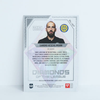 DL-07 - HCD - SANDRO AESCHLIMANN - DIAMONDS OF THE LEAGUE BLUE - 49/99