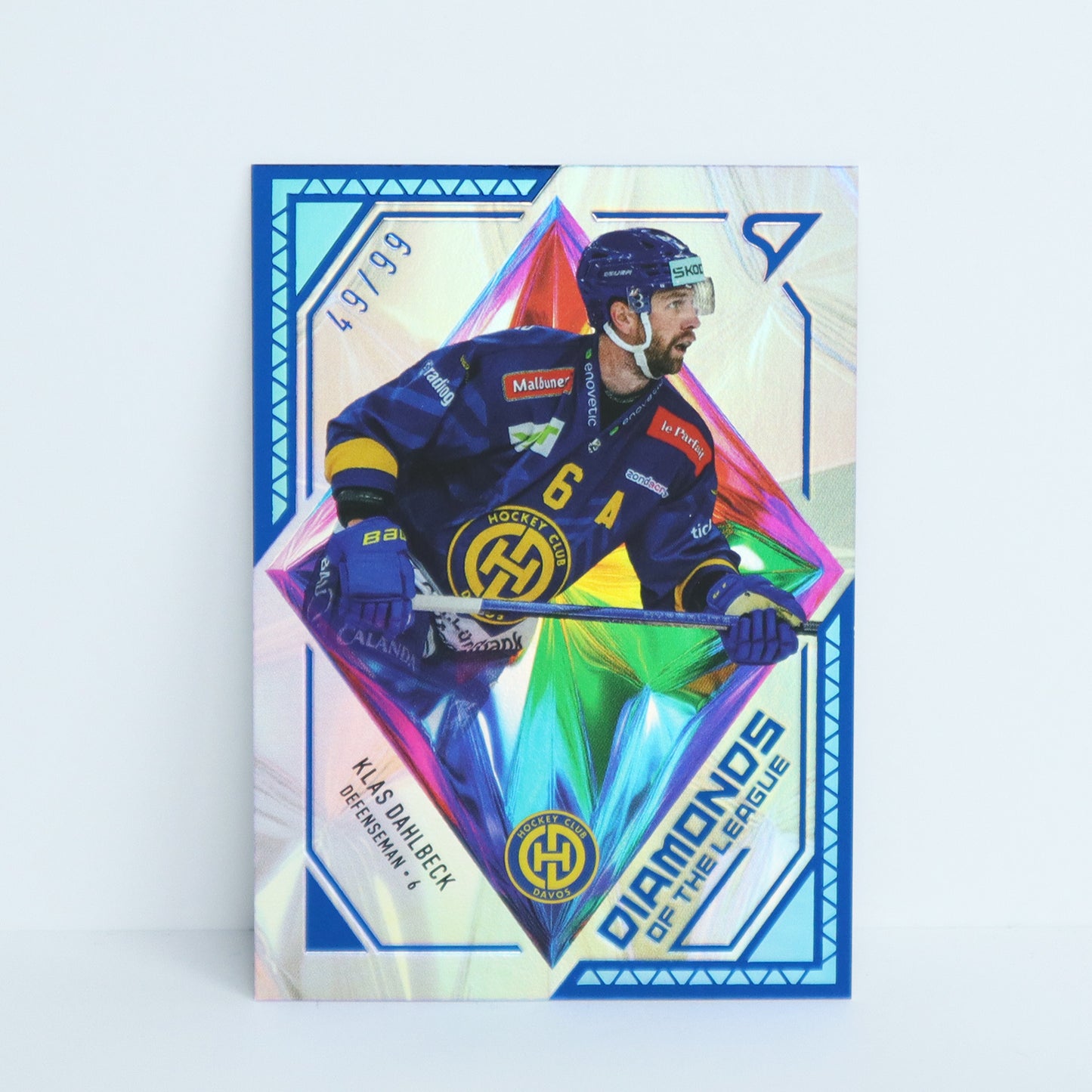 DL-08 - HCD - KLAS DAHLBECK - DIAMONDS OF THE LEAGUE BLUE - 49/99
