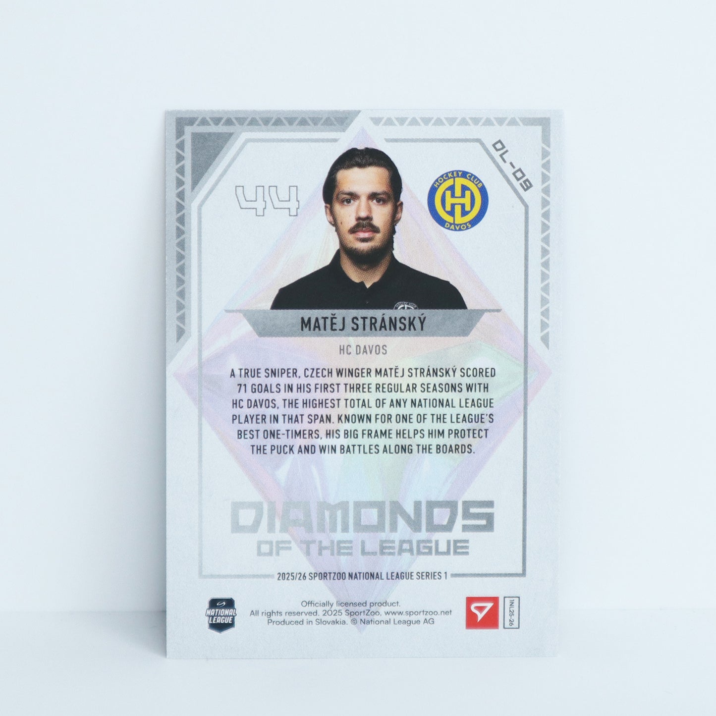 DL-09 - HCD - MATEJ STRANSKY - DIAMONDS OF THE LEAGUE BLUE - 69/99