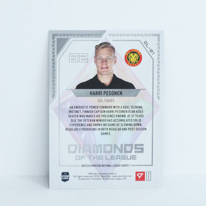 DL-21 - SCL - HARRI PESONEN - DIAMONDS OF THE LEAGUE BLUE - 02/99
