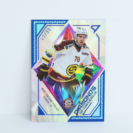 DL-30 - GSHC - MARC-ANTOINE POULIOT - DIAMONDS OF THE LEAGUE BLUE - 49/99