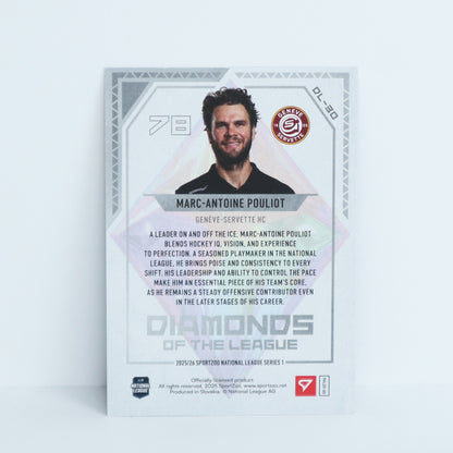 DL-30 - GSHC - MARC-ANTOINE POULIOT - DIAMONDS OF THE LEAGUE BLUE - 49/99