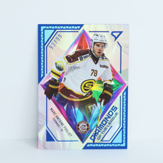 DL-30 - GSHC - MARC-ANTOINE POULIOT - DIAMONDS OF THE LEAGUE BLUE - 93/99