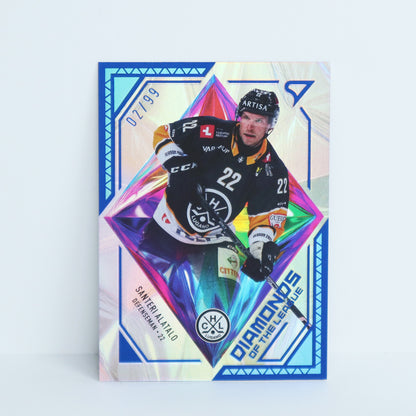 DL-32 - HCL - SANTERI ALATALO - DIAMONDS OF THE LEAGUE BLUE - 02/99