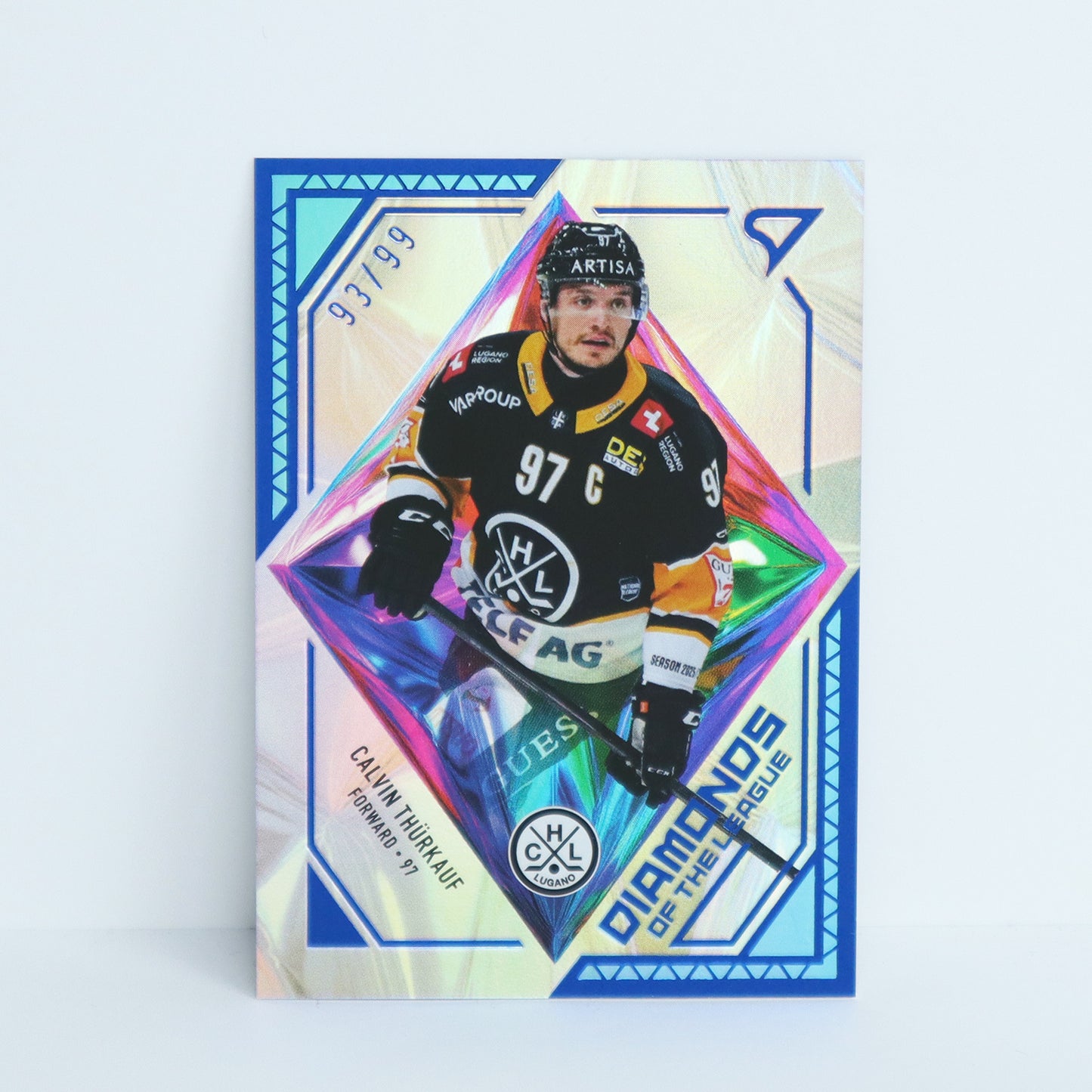 DL-34 - HCL - CALVIN THURKAUF - DIAMONDS OF THE LEAGUE BLUE - 93/99