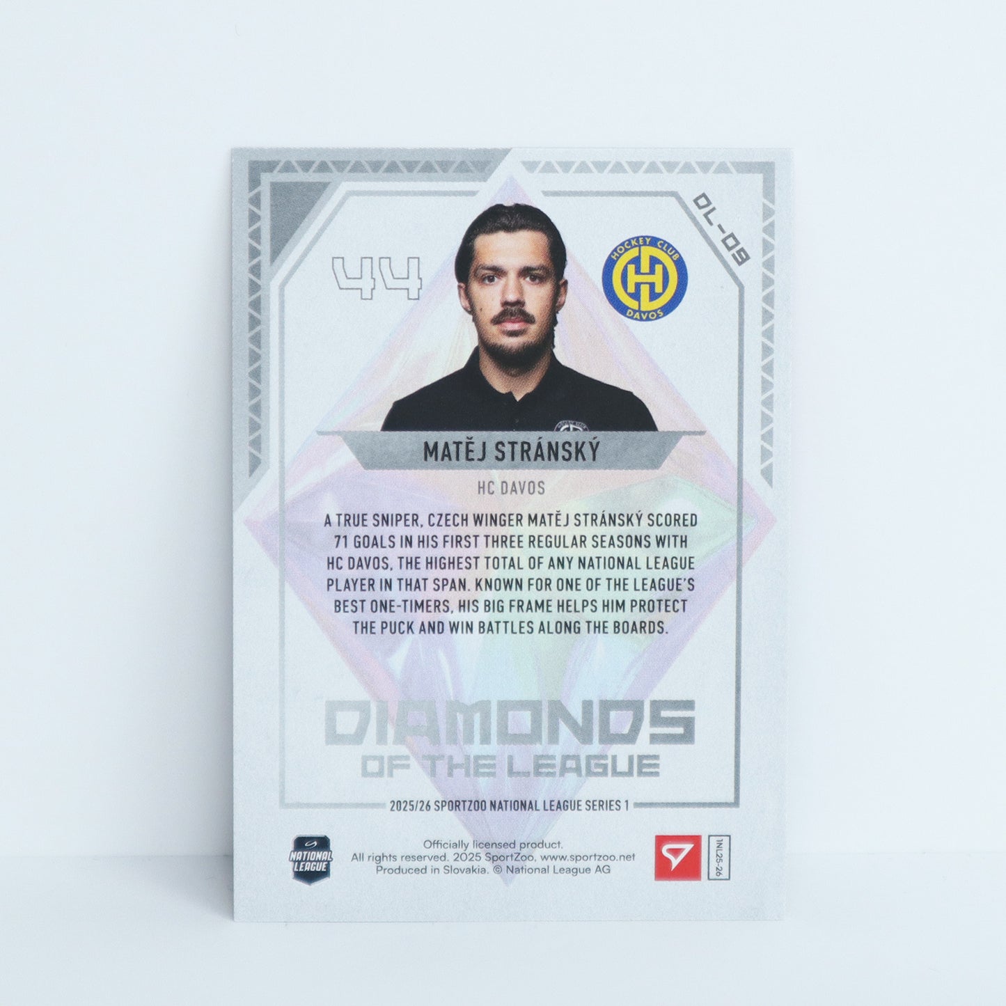 DL-09 - HCD - MATEJ STRANSKY - DIAMONDS OF THE LEAGUE PINK - 47/50