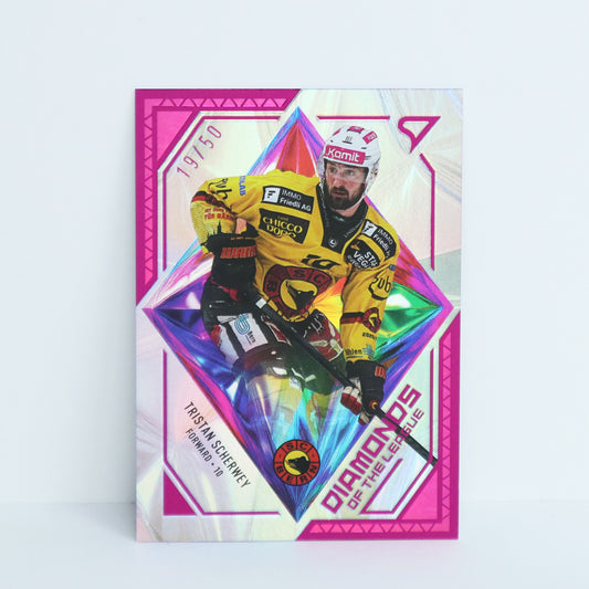 DL-14 - SCB - TRISTAN SCHERWEY - DIAMONDS OF THE LEAGUE PINK - 19/50