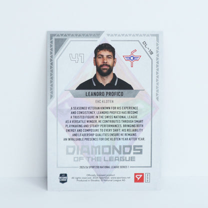 DL-19 - EHCK - LEANDRO PROFICO - DIAMONDS OF THE LEAGUE PINK - 43/50