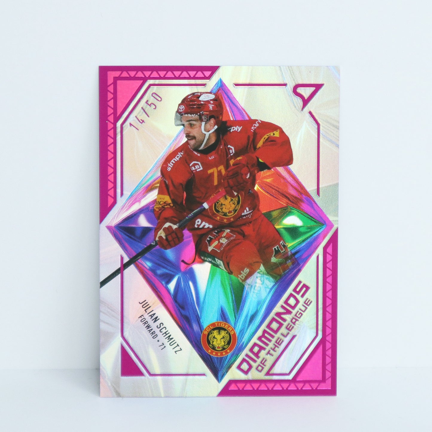 DL-22 - SCL - JULIAN SCHMUTZ - DIAMONDS OF THE LEAGUE PINK - 14/50