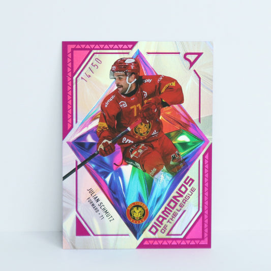 DL-22 - SCL - JULIAN SCHMUTZ - DIAMONDS OF THE LEAGUE PINK - 14/50