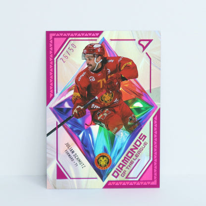 DL-22 - SCL - JULIAN SCHMUTZ - DIAMONDS OF THE LEAGUE PINK - 26/50