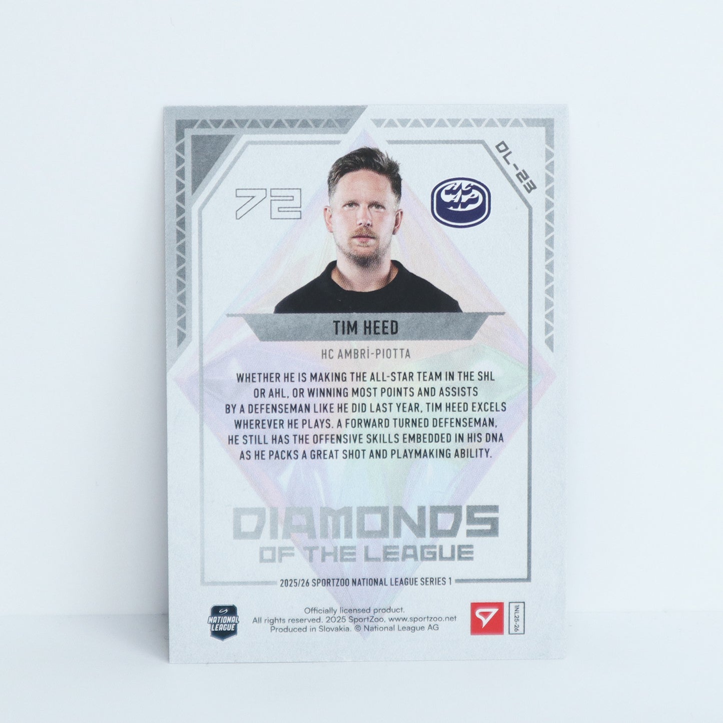 DL-23 - HCAP - TIM HEED - DIAMONDS OF THE LEAGUE PINK - 03/50