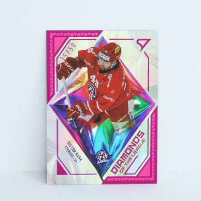 DL-27 - SCRJ - VICTOR RASK - DIAMONDS OF THE LEAGUE PINK - 35/50