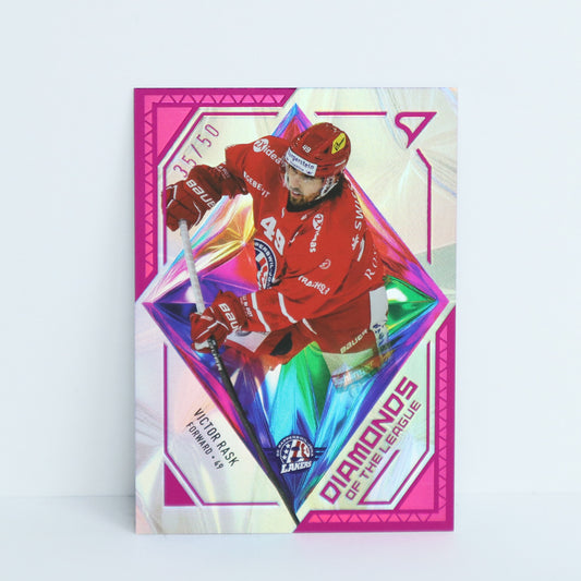DL-27 - SCRJ - VICTOR RASK - DIAMONDS OF THE LEAGUE PINK - 35/50