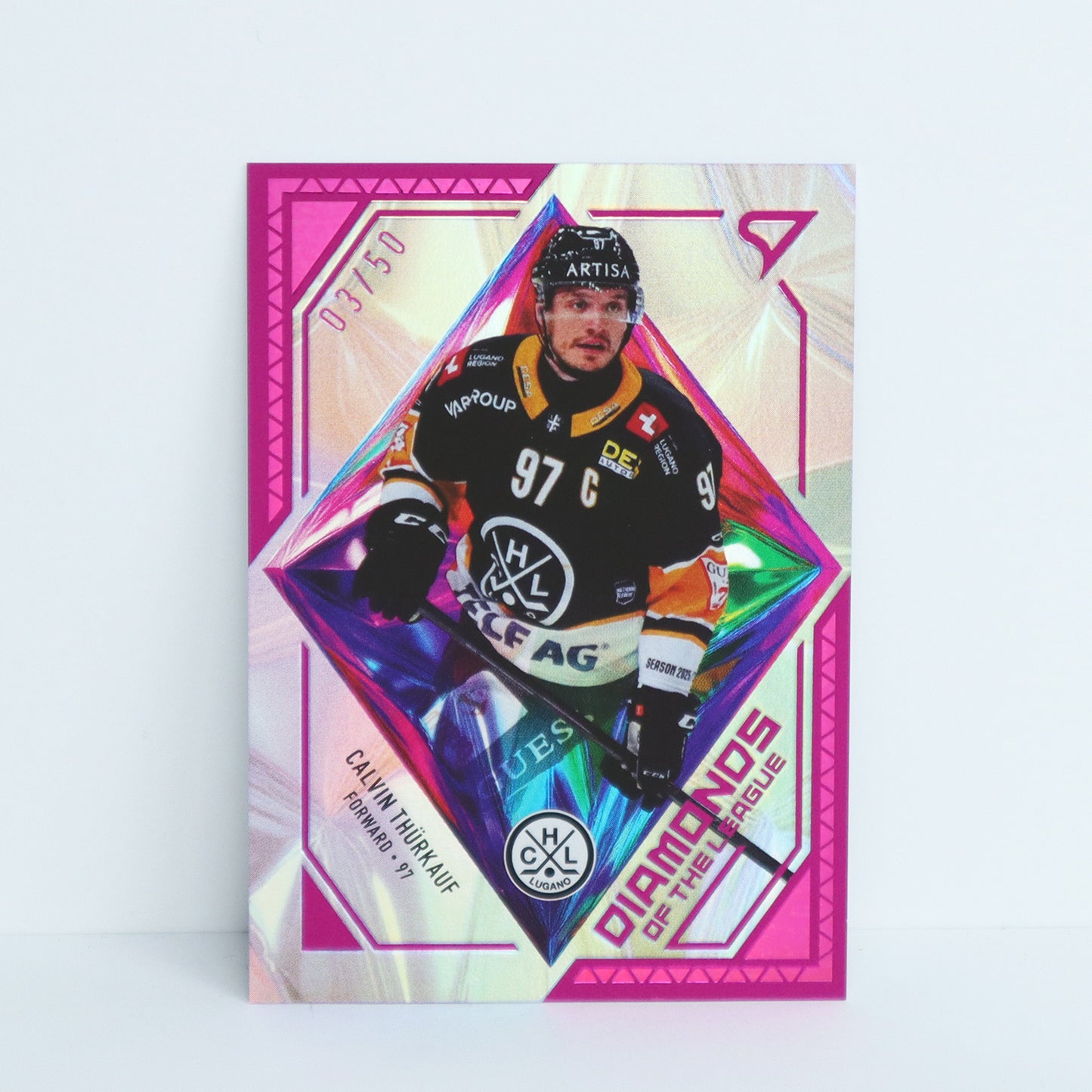 DL-34 - HCL - CALVIN THURKAUF - DIAMONDS OF THE LEAGUE PINK - 03/50