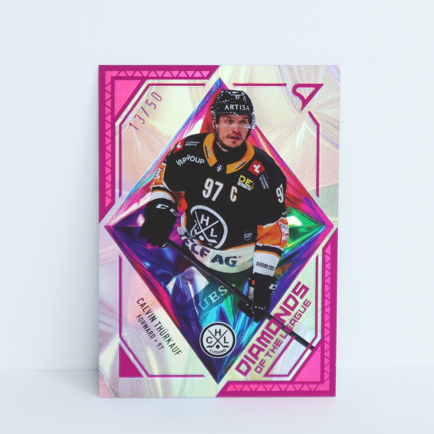 DL-34 - HCL - CALVIN THURKAUF - DIAMONDS OF THE LEAGUE PINK - 13/50