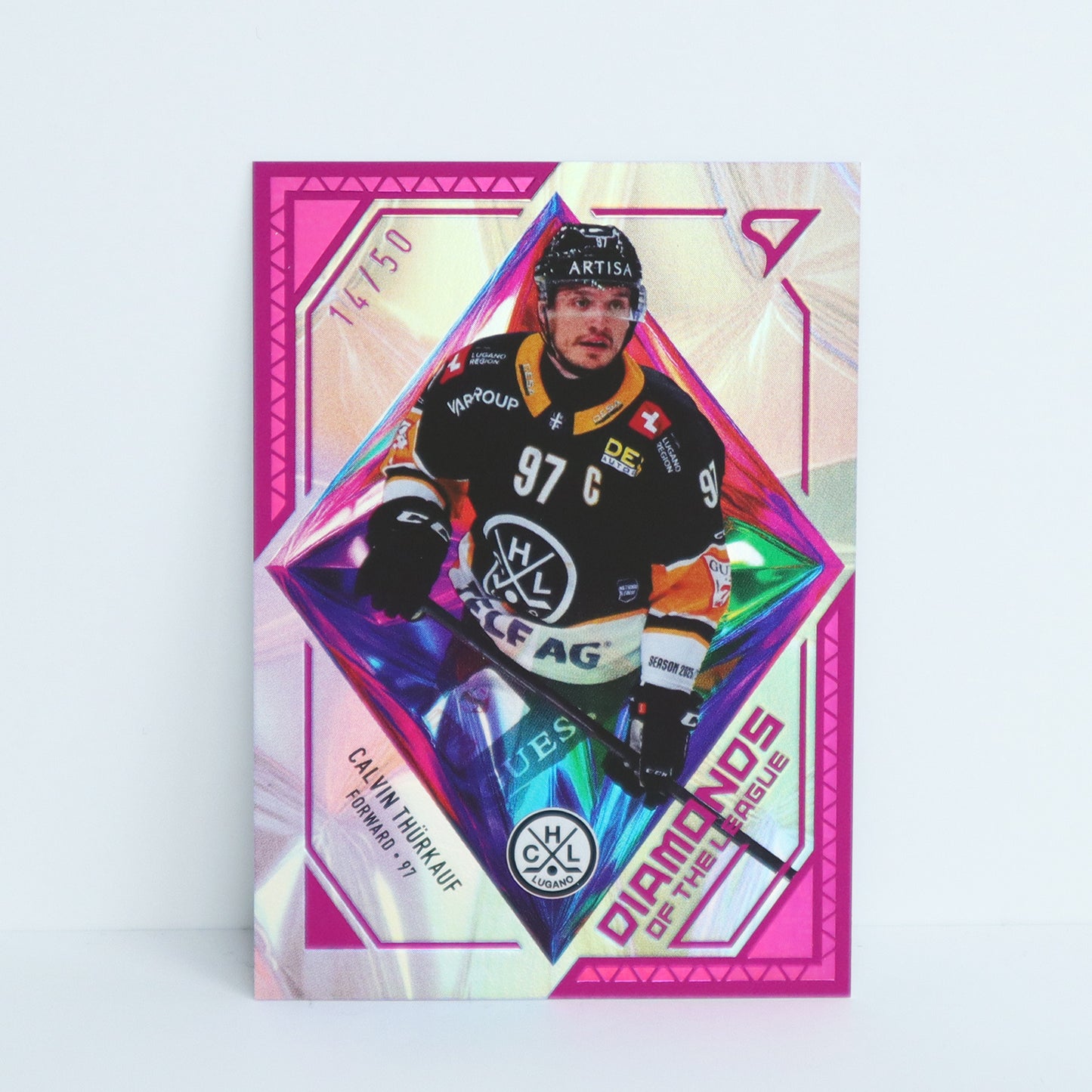 DL-34 - HCL - CALVIN THURKAUF - DIAMONDS OF THE LEAGUE PINK - 14/50