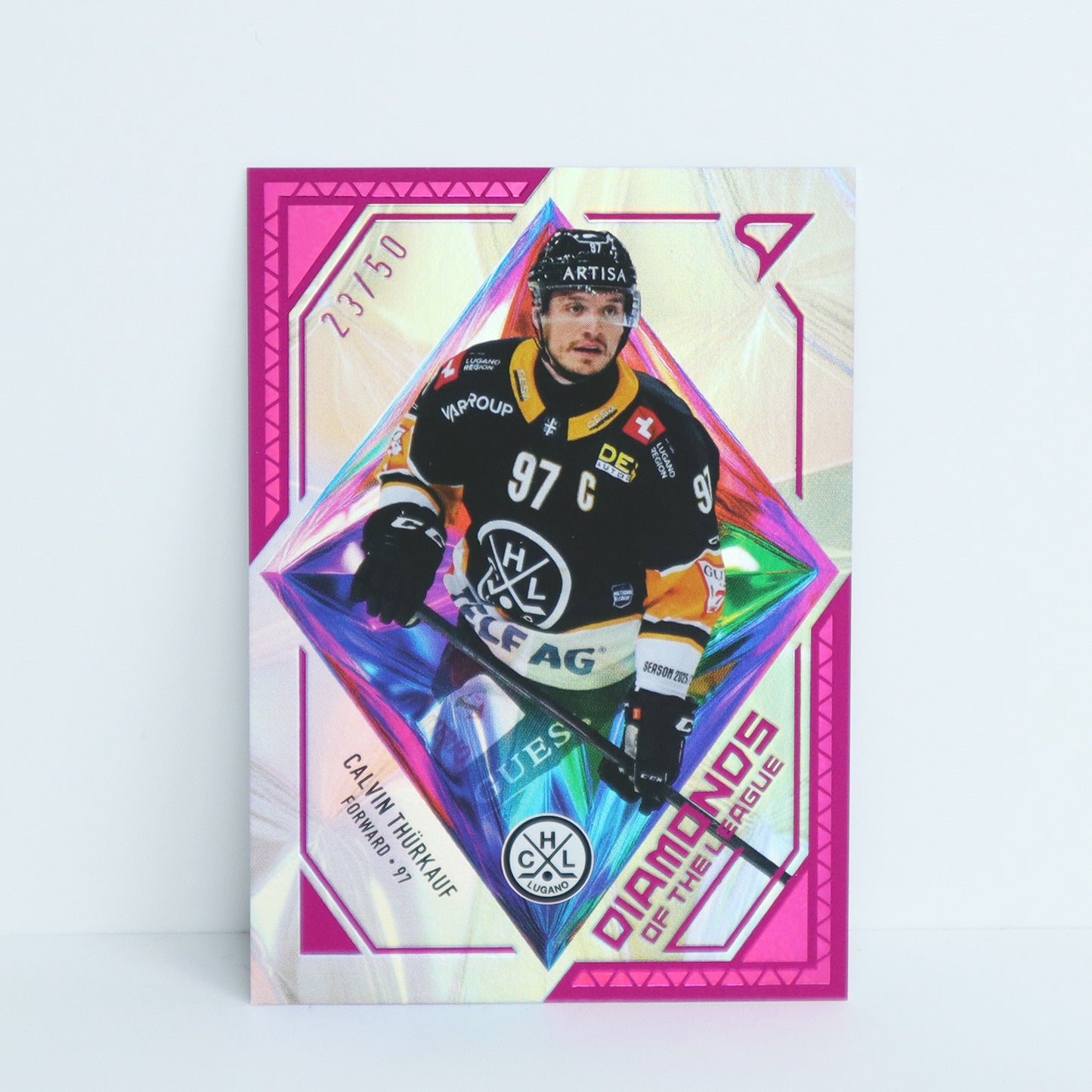 DL-34 - HCL - CALVIN THURKAUF - DIAMONDS OF THE LEAGUE PINK - 23/50