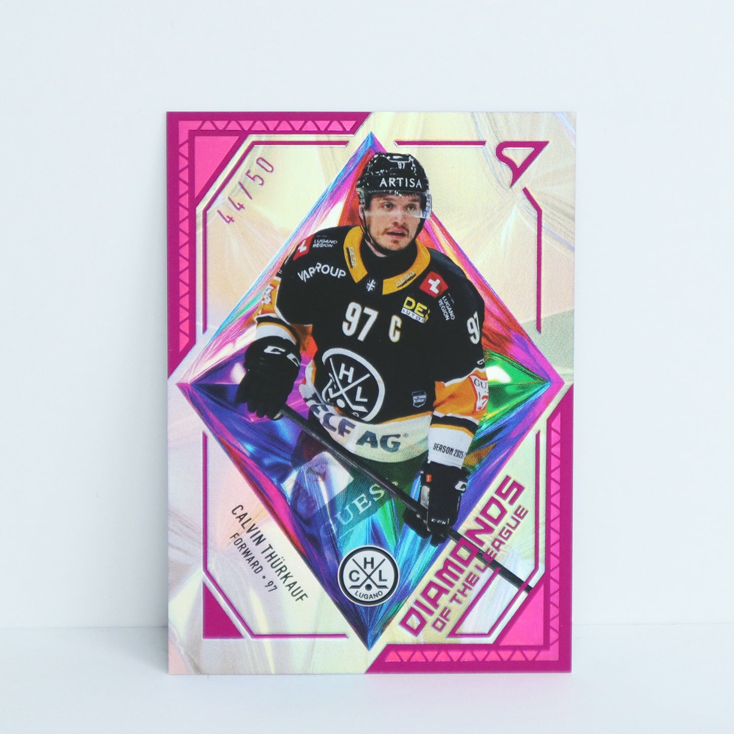 DL-34 - HCL - CALVIN THURKAUF - DIAMONDS OF THE LEAGUE PINK - 44/50