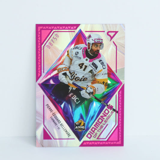 DL-35 - HCA - PIERRE-EDOUARD BELLEMARE - DIAMONDS OF THE LEAGUE PINK - 08/50