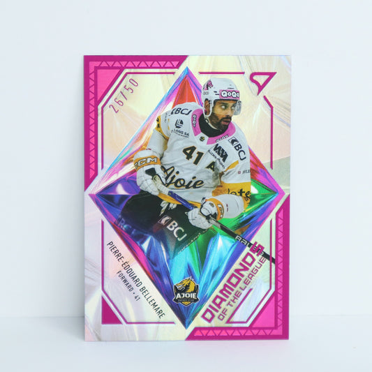 DL-35 - HCA - PIERRE-EDOUARD BELLEMARE - DIAMONDS OF THE LEAGUE PINK - 26/50