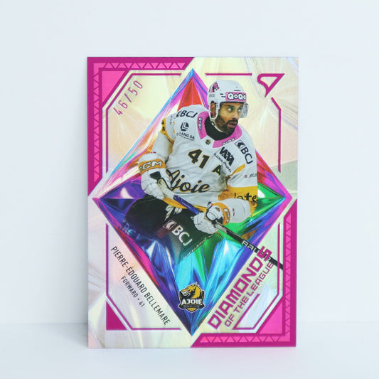 DL-35 - HCA - PIERRE-EDOUARD BELLEMARE - DIAMONDS OF THE LEAGUE PINK - 46/50