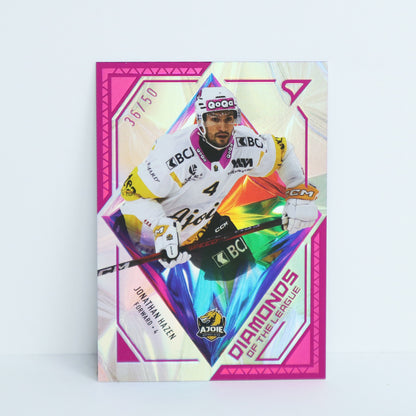 DL-36 - HCA - JONATHAN HAZEN - DIAMONDS OF THE LEAGUE PINK - 36/50