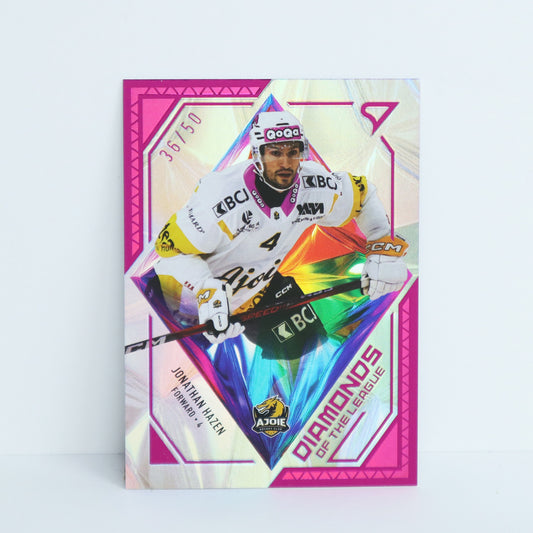 DL-36 - HCA - JONATHAN HAZEN - DIAMONDS OF THE LEAGUE PINK - 36/50